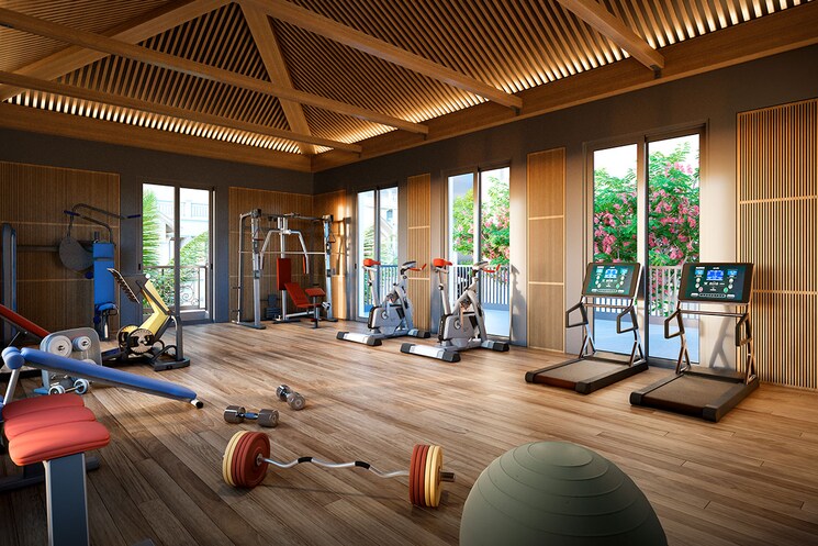 Gym, kasindra 4 Bedroom 1908 Sq.Ft. Villa In Kasindra Ahmedabad 7044636
