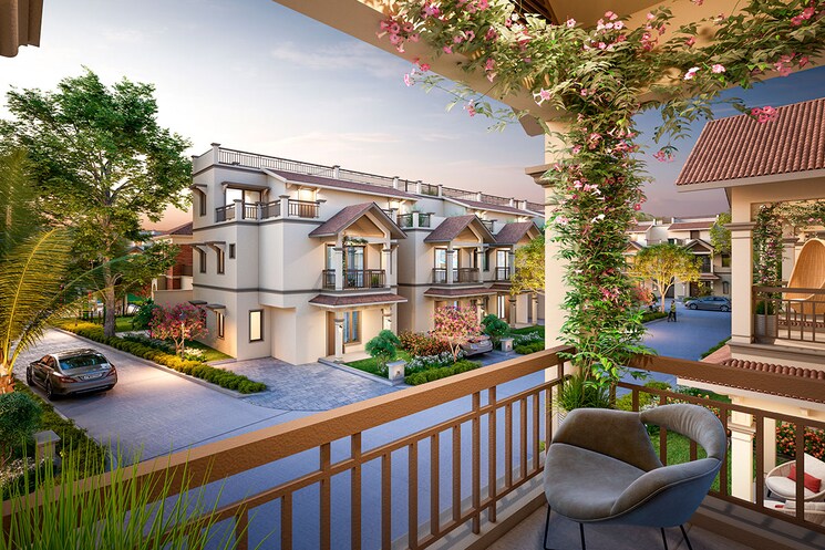 Balcony, kasindra 4 Bedroom 1908 Sq.Ft. Villa In Kasindra Ahmedabad 7044636