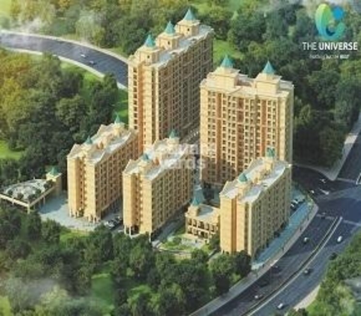 Exterior View, ge-the-universe 2 Bedroom 1027 Sq.Ft. Apartment In Mumbra Thane 7044975