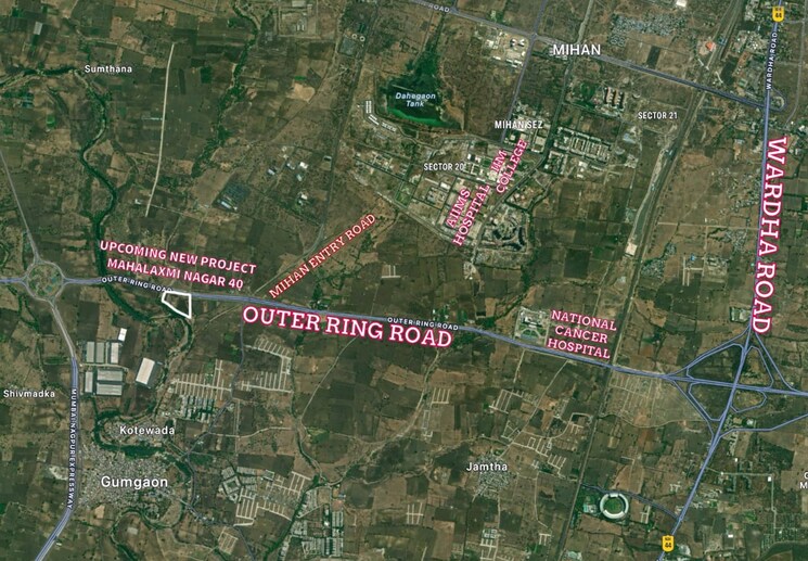 Map Location, kotewada Commercial Land 5000 Sq.Ft. In Kotewada Nagpur 7045598