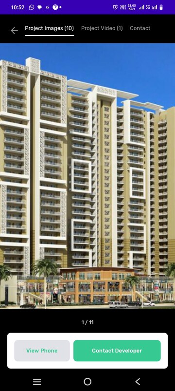 3 BHK Apartment For Resale in Amrapali Crystal Homes Sector 76 Noida  7046297