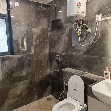 Attached Bathroom in 2 BHK Apartment at M3M Skywalk, Sector 74 – for Rent