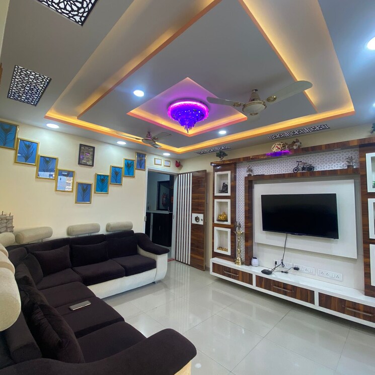 Living Room, millenium-paradise 2 Bedroom 960 Sq.Ft. Apartment In Kalamboli Sector 10e Navi Mumbai 7048791