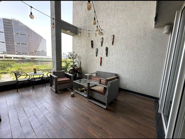 Balcony in 4 BHK Apartment at Sagitarius Bluegrass Residences, Kalyani Nagar – for Rent