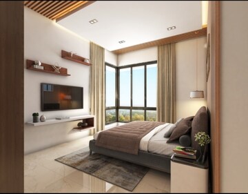 Living Room in 2 BHK Apartment at Romell Allure, Borivali East – for Sale