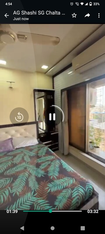 Bedroom in 3 BHK Apartment at Unique Shanti Skyline 2, Mira Road – for Sale