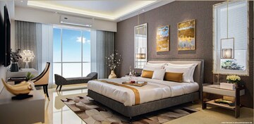 Bedroom in 2 BHK Apartment at L&T Seawoods Residences Phase 2, Seawoods – for Sale