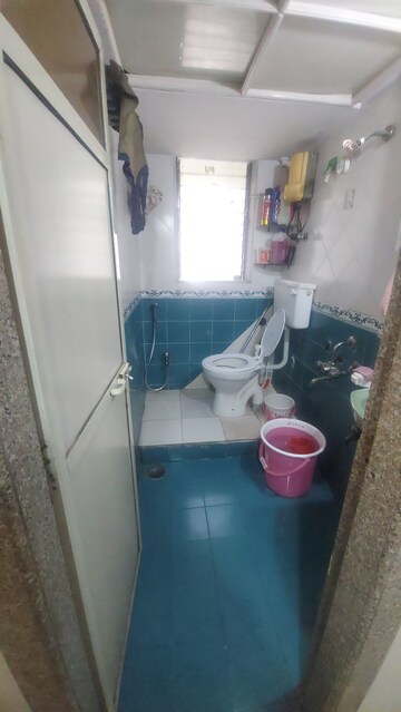 Bathroom in 2 BHK Apartment at Shree Vallabh Anand CHS, Malad West – for Rent