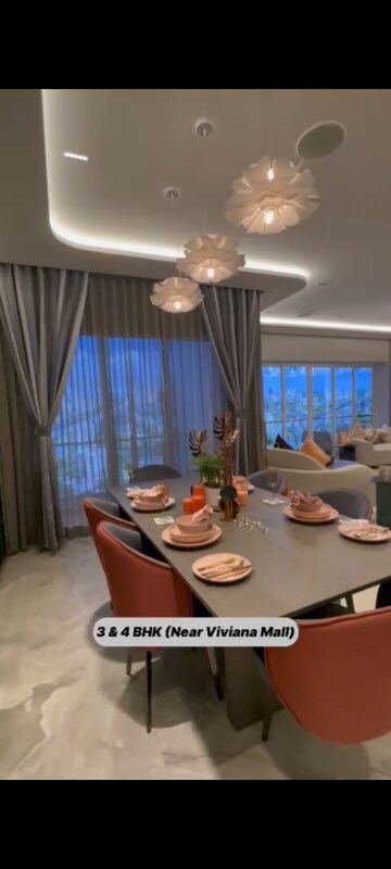 Living Room in 2 BHK Apartment at Sheth Zuri, Laxmi Nagar – for Sale