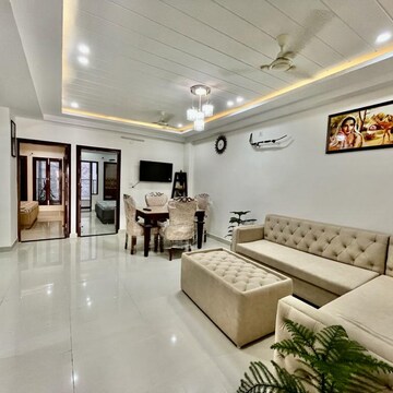 Living Room in 3 BHK Builder Floor at Peer Mucchalla – for Sale