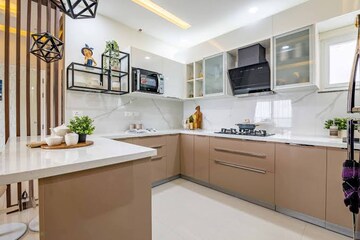 Kitchen in 2 BHK Apartment at Prateek Grand City, Siddharth Vihar – for Sale