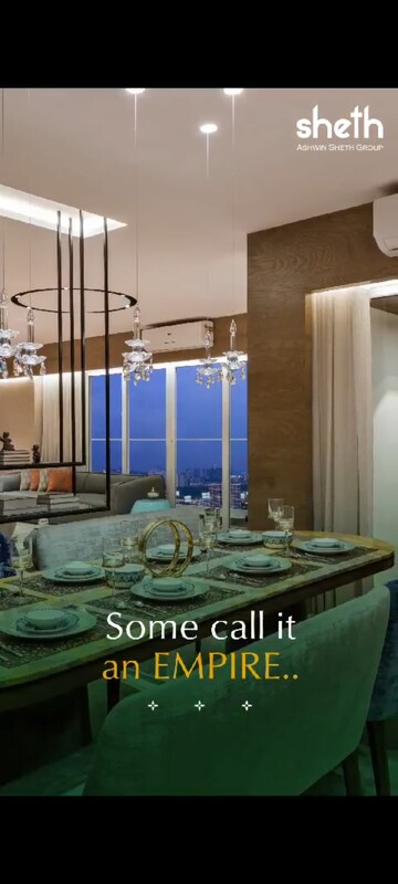 Staircase in 4 BHK Apartment at Sheth Avalon, Laxmi Nagar – for Sale