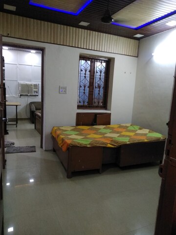 Bedroom in 1 BHK Builder Floor at Lajpat Nagar – for Rent