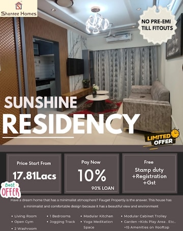 1 BHK Apartment For Resale in Shantee Sunshine Residency Naigaon East Palghar  7054638