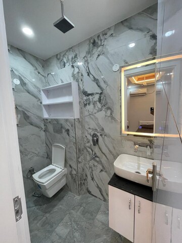 Bathroom in 3 BHK Builder Floor at Dwarka Mor – for Sale