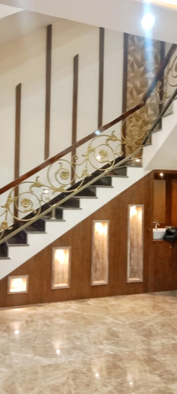 Staircase in 4 BHK Villa at Lalarpura – for Sale