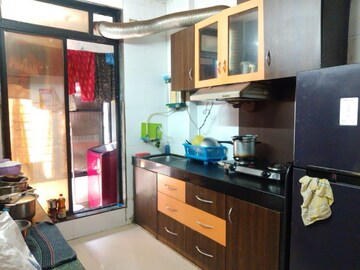 Kitchen in 3 BHK Apartment at Vasant Park Kalyan, Wayle Nagar – for Sale
