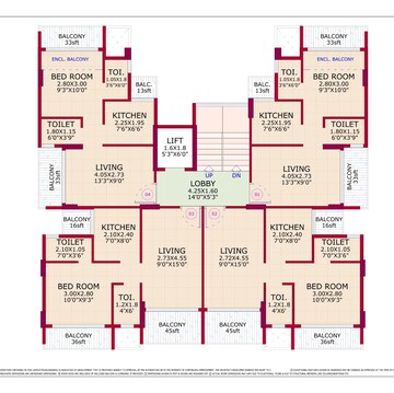 Floor Plan in 1 BHK Apartment at Khanda Colony – for Sale