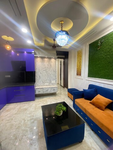 Living Room in 2 BHK Builder Floor at Mohan Garden – for Sale