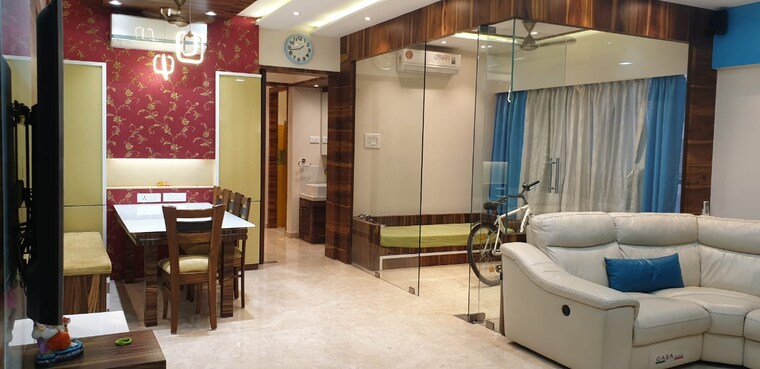 Living Room, dosti-group-imperia 3 Bedroom 1205 Sq.Ft. Apartment In Manpada Thane 7056150