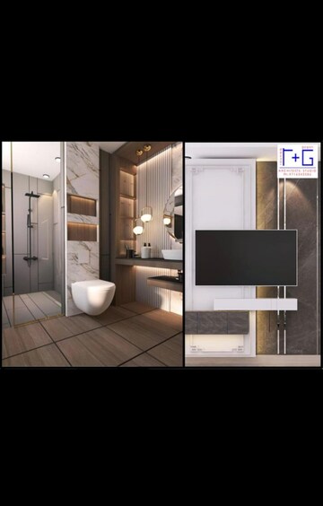 Bathroom in 3.5 BHK Builder Floor at JMS The Nation, Sector 95 – for Sale