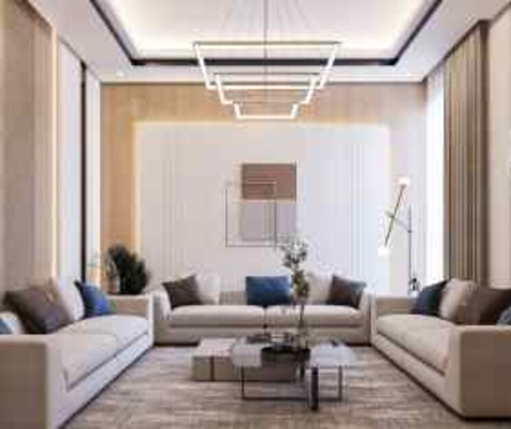 Living Room, sushma-crescent 3 Bedroom 1860 Sq.Ft. Apartment In Dhakoli Zirakpur 7057398