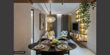 Living Room in 3 BHK Apartment at Dhakoli Village – for Sale
