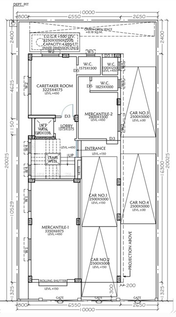 Floor Plan in 3 BHK Apartment at New Town – for Sale