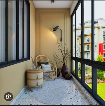 Balcony in 3 BHK Builder Floor at Aarya Apartment Sarfabad, Sarfabad Village – for Sale