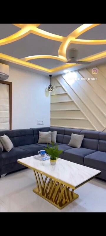 Living Room in 3 BHK Builder Floor at Aarya Apartment Sarfabad, Sarfabad Village – for Sale