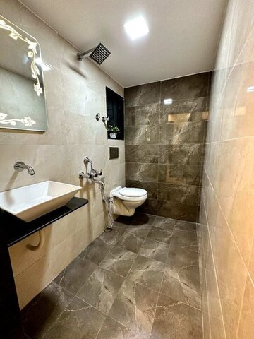 Bathroom in 1 BHK Apartment at Wonder Park, Vasai East – for Sale