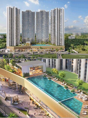 Swimming Pool in 3 BHK Apartment at Sunteck Crescent Park, Kalyan West – for Sale