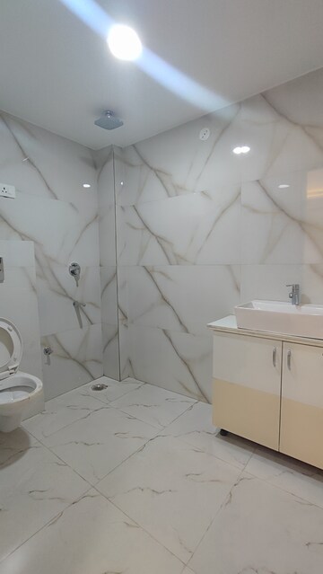Bathroom in 3 BHK Builder Floor at Chattarpur – for Sale