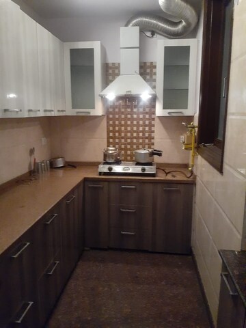 Kitchen in 2 BHK Builder Floor at Lajpat Nagar I – for Rent