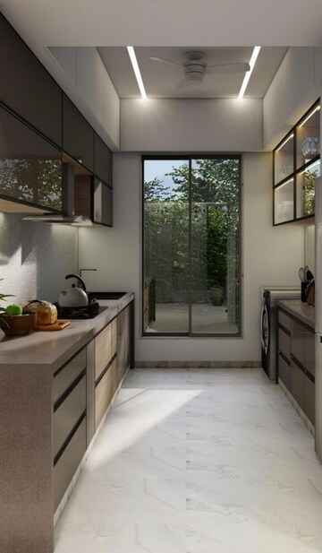 Kitchen in 2 BHK Apartment at Prabhat Bageshree, Goregaon East – for Sale