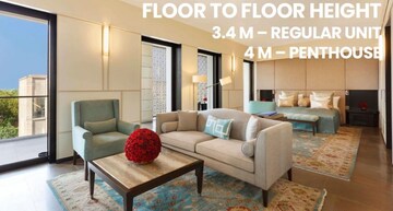 Living Room in 4 BHK Apartment at DLF Privana South, Sector 76 – for Sale