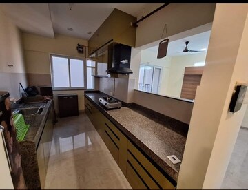 Kitchen in 3 BHK Apartment at K Raheja Reserve, Mohammadwadi – for Rent