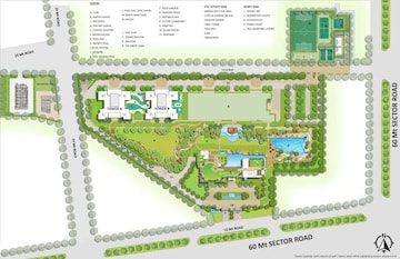 Master Plan in 4 BHK Apartment at Puri The Aravallis, Sector 61 – for Sale
