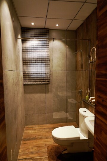Bathroom in 3 BHK Apartment at Kharar Mohali Road – for Sale