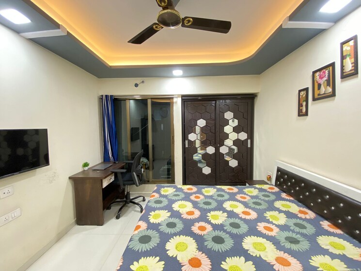 Master Bedroom, dosti-planet-north-phase-2-dosti-jade 2 Bedroom 1050 Sq.Ft. Apartment In Shilphata Thane 7076798