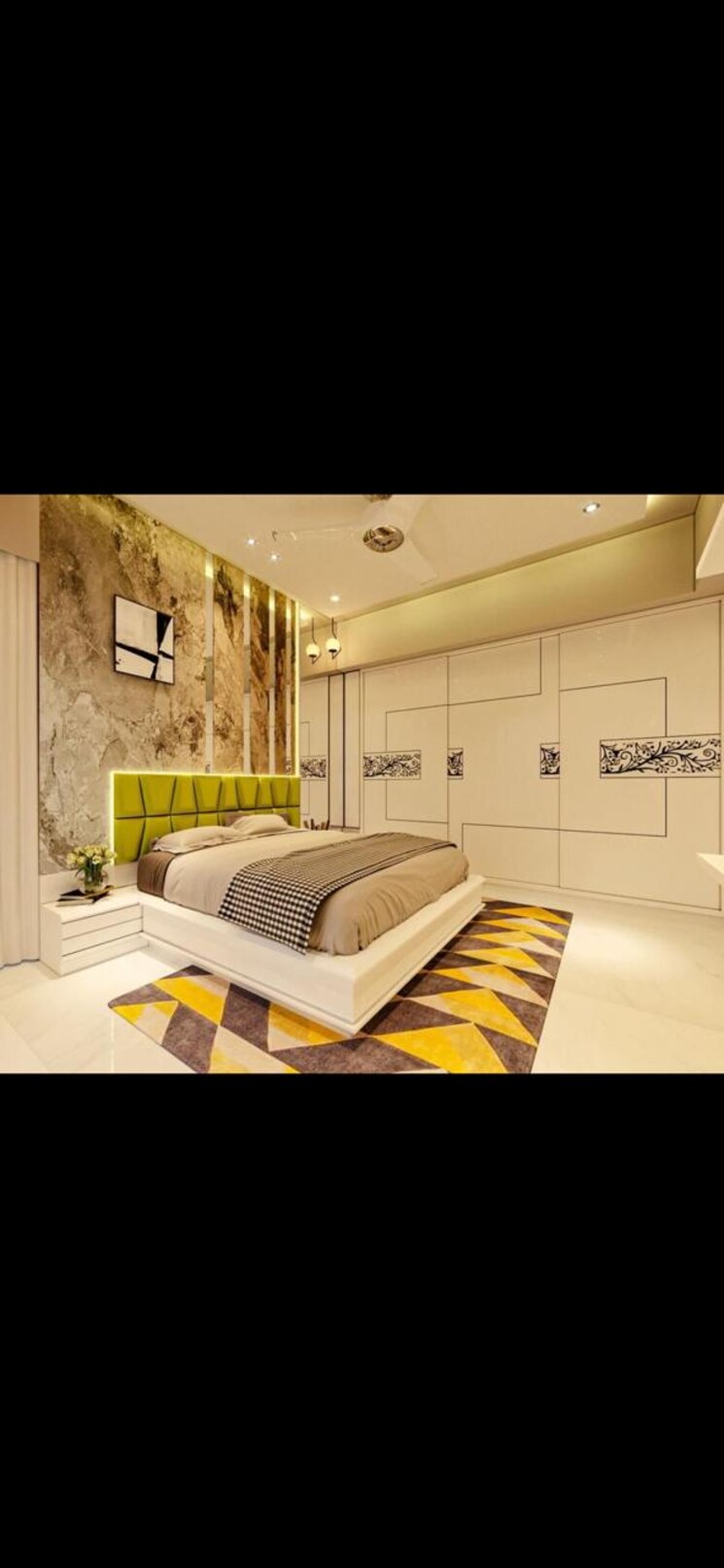 Master Bedroom, orlem-peace 4 Bedroom 2600 Sq.Ft. Apartment In Malad West Mumbai 7077070