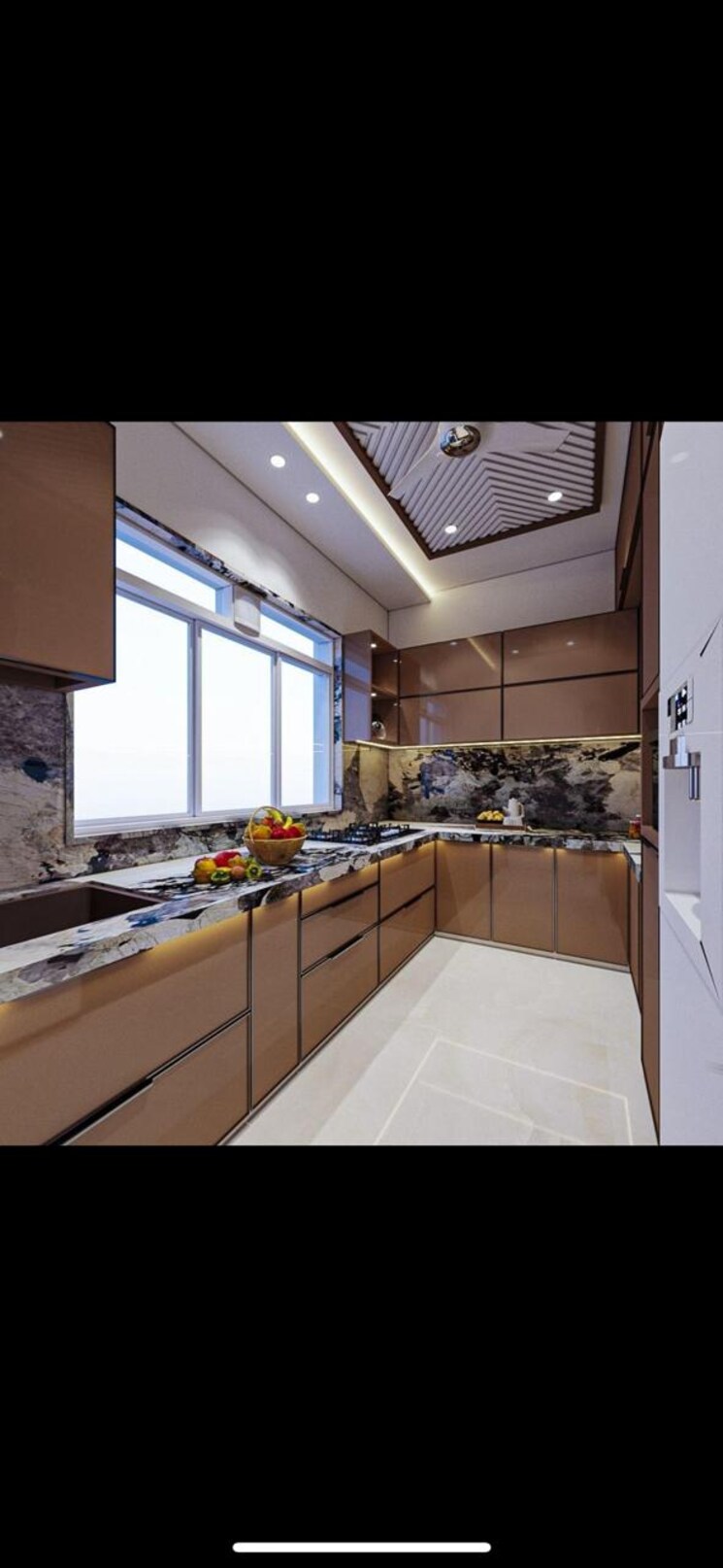 Kitchen, orlem-peace 4 Bedroom 2600 Sq.Ft. Apartment In Malad West Mumbai 7077070