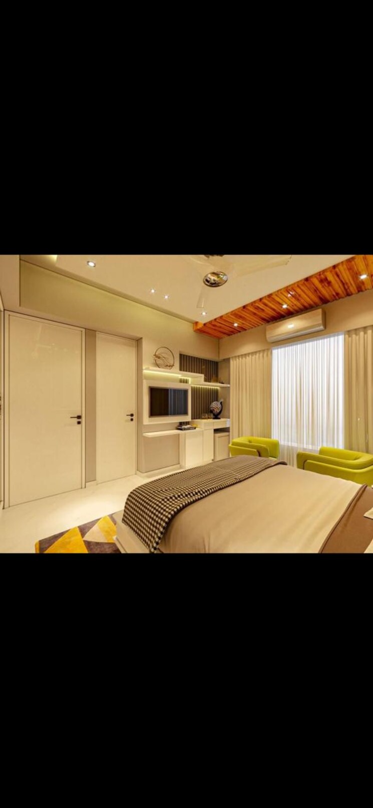 Bedroom, orlem-peace 4 Bedroom 2600 Sq.Ft. Apartment In Malad West Mumbai 7077070