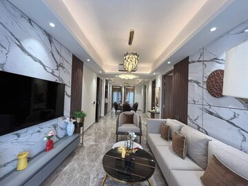 Living Room in 3.5 BHK Builder Floor at Orchid Ivy Floors, Sector 51 – for Sale