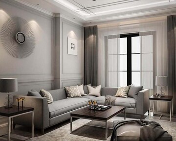 Living Room in 4 BHK Builder Floor at Ansals Sushant City – for Sale