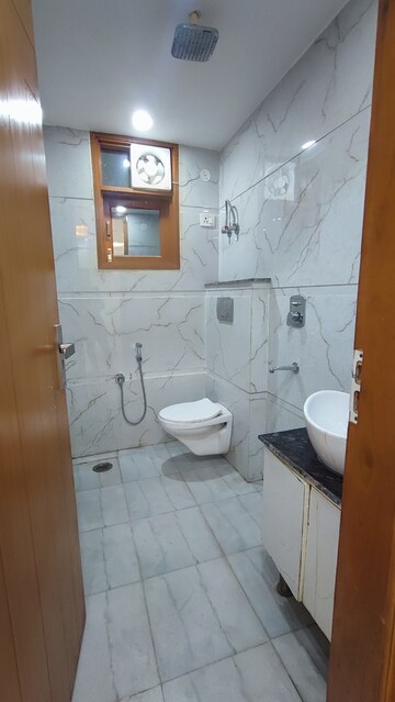 Bathroom in 3 BHK Builder Floor at Chattarpur – for Sale