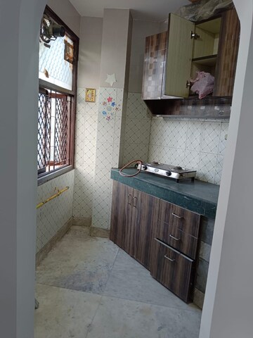 Kitchen in 1 BHK Builder Floor at Lajpat Nagar – for Rent