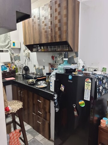 Kitchen in 1 BHK Builder Floor at Lajpat Nagar – for Rent