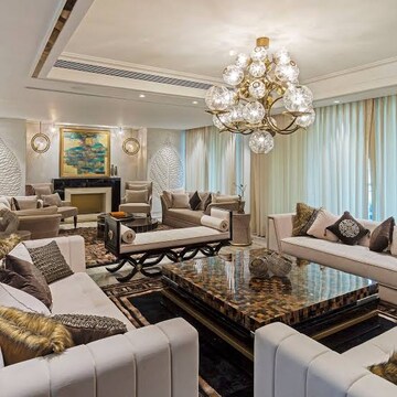 Living Room in 4 BHK Apartment at DLF Privana, Sector 76 – for Sale