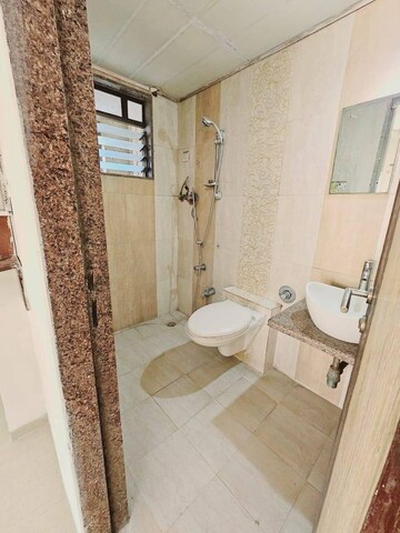 Bathroom in 2 BHK Apartment at Geomatrix Silvercrest, Kalamboli Sector 20 – for Sale